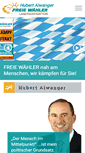 Mobile Screenshot of hubert-aiwanger.de